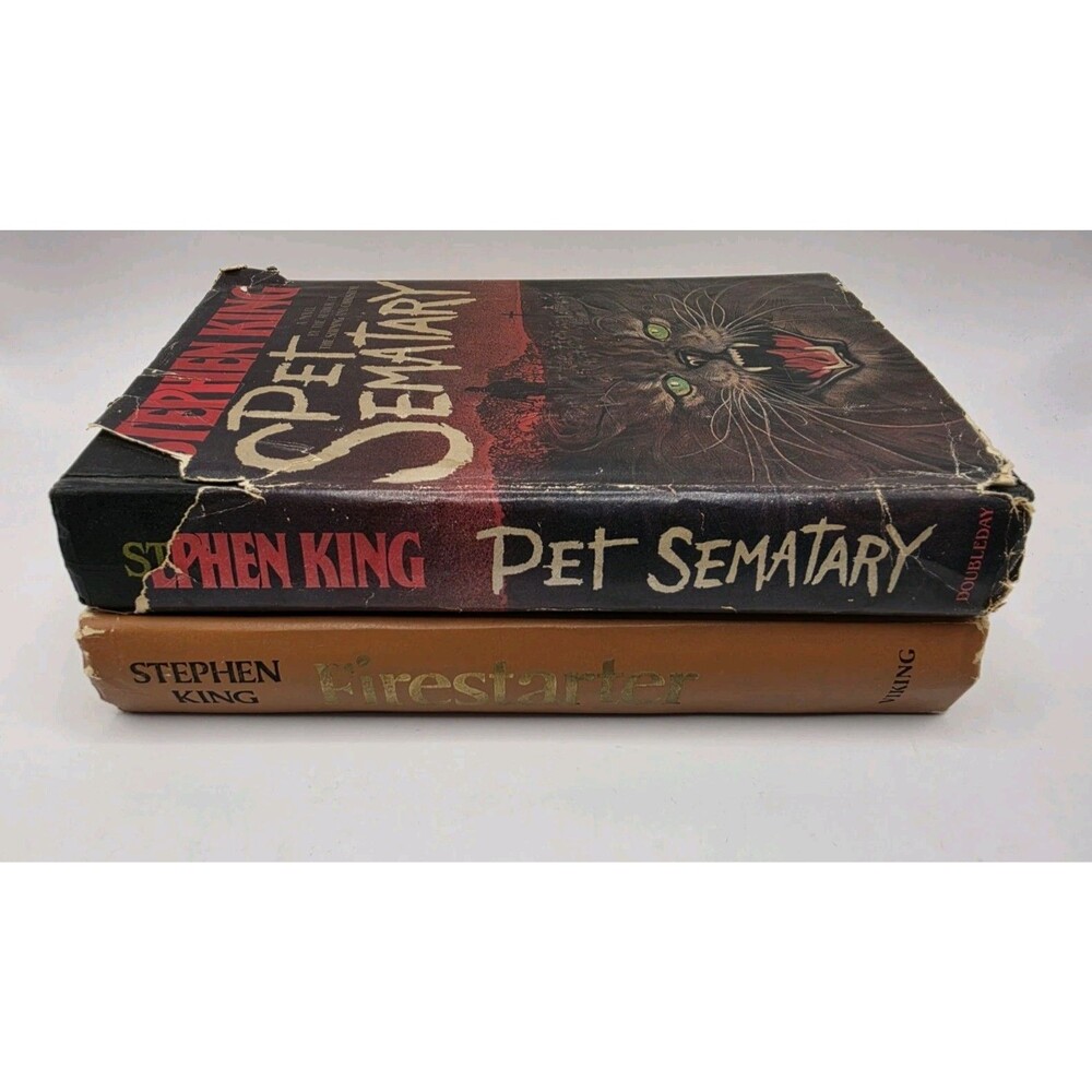 Stephen King Firestarter 1980 1st Edition Hardcover No DJ Pet Cemetery Book Club